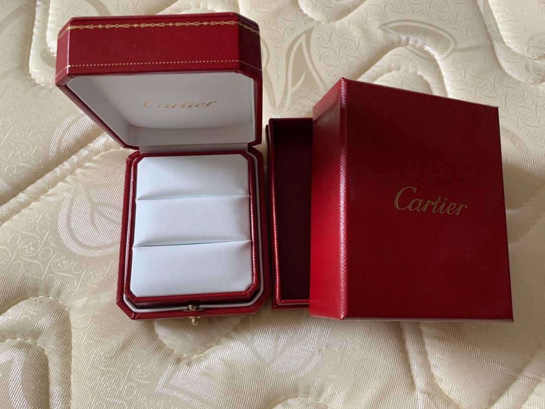 cartier diamond ring box