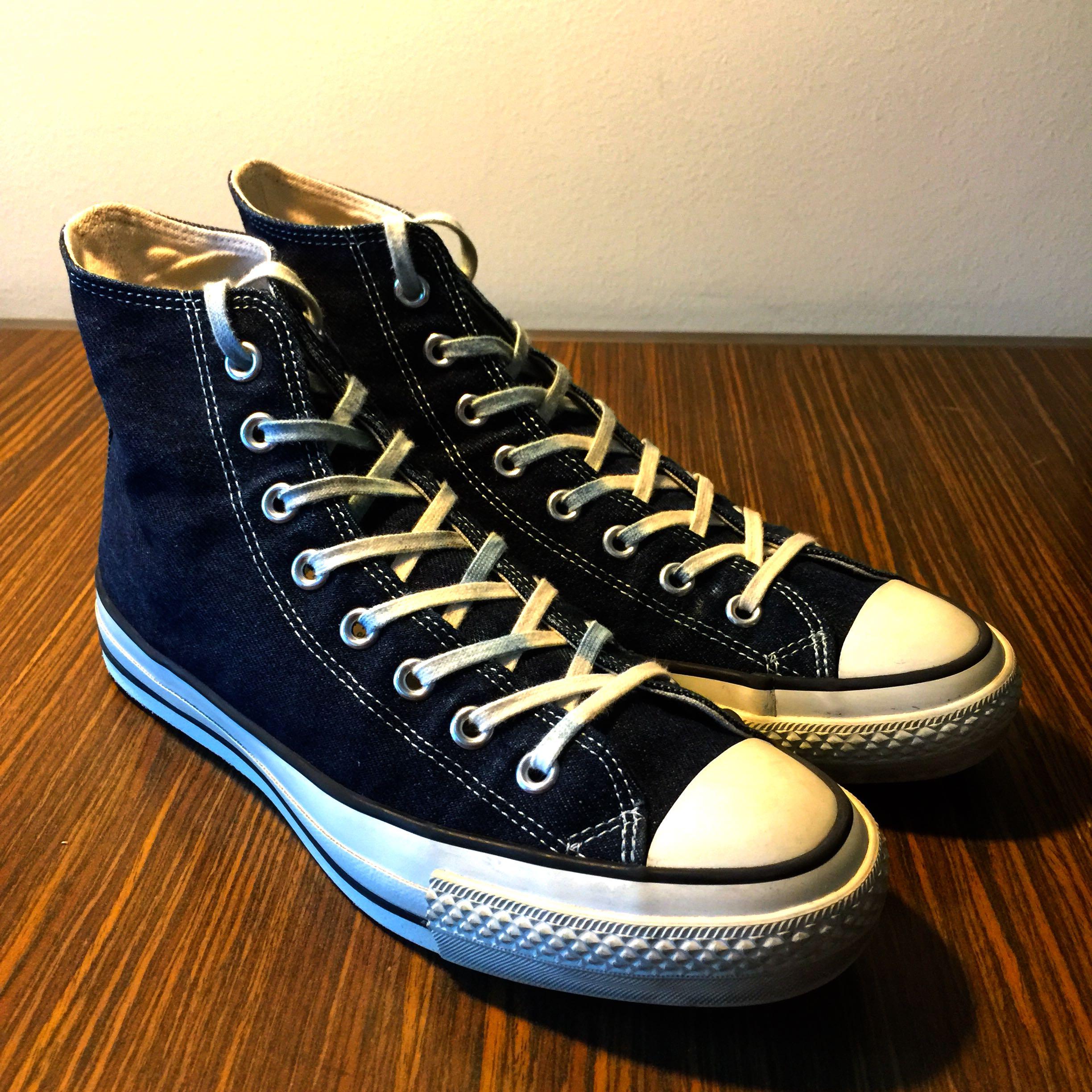 Converse Chuck Taylor All Star J Hi Okayama Denim 26cm Made in Japan, Men's  Fashion, Footwear, Sneakers on Carousell