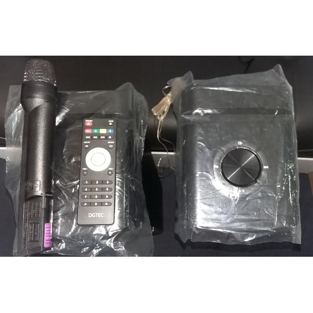 dgtec twin speaker with bluetooth wireless technology