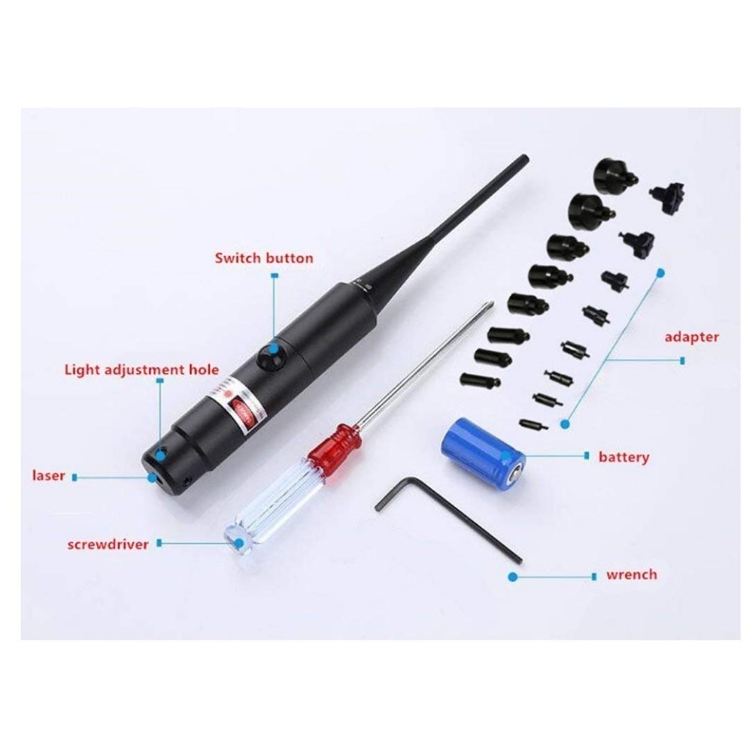 Furtxy 177 .22 to .50 Caliber Rifle Gauge Laser Boresighter, Sports