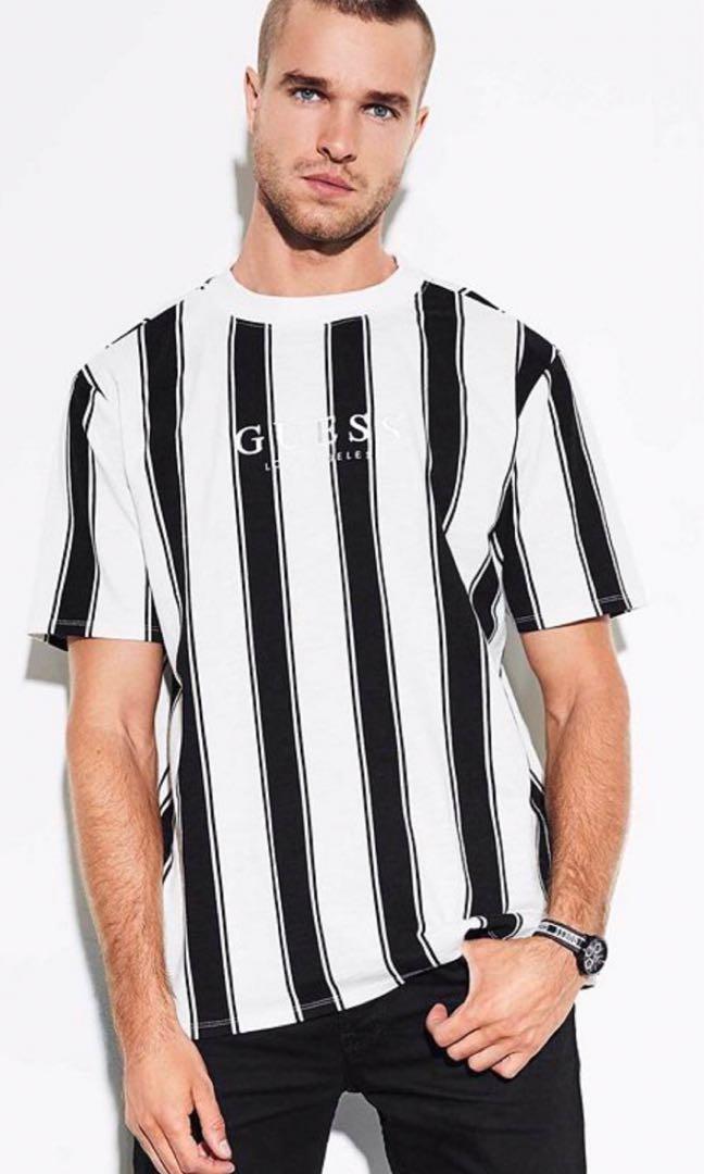 Guess originals riviera on sale striped crew tee