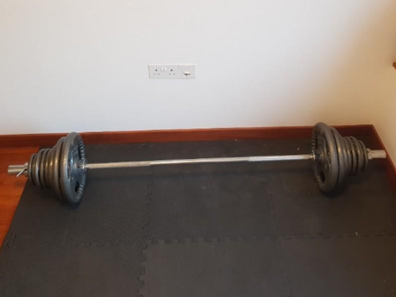 Gold's gym best sale cast iron weights