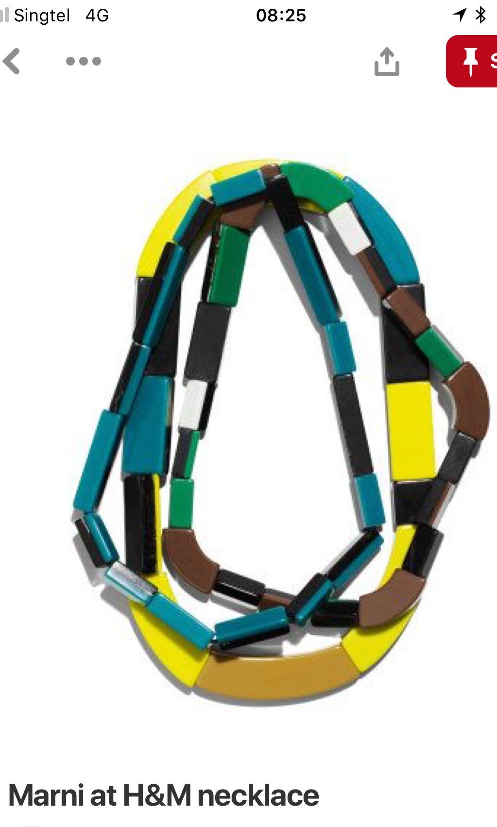 Marni h&m new arrivals necklace