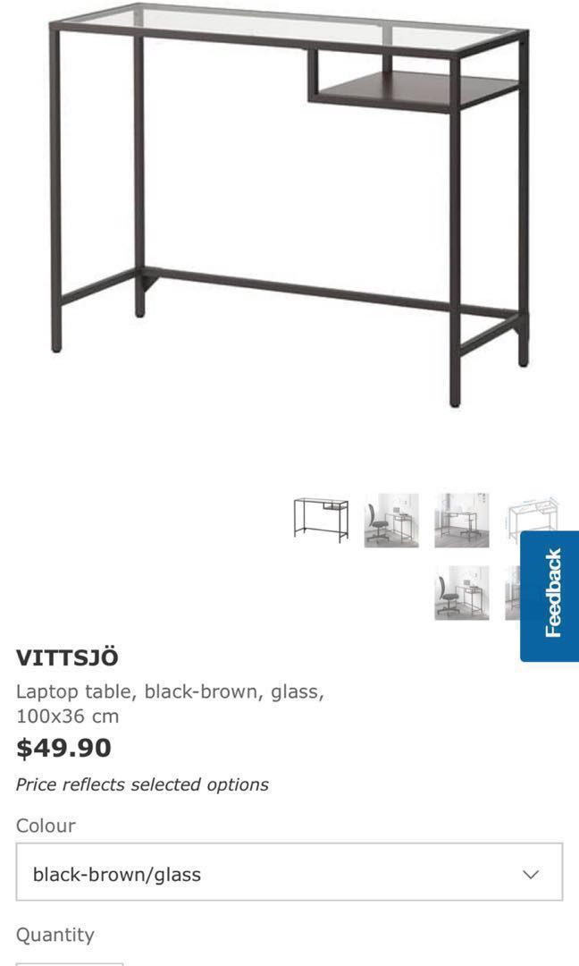 Ikea Vittsjo Laptop Desk