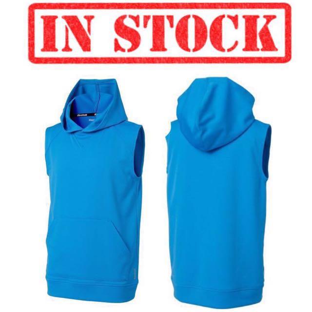 mesh sleeveless hoodie