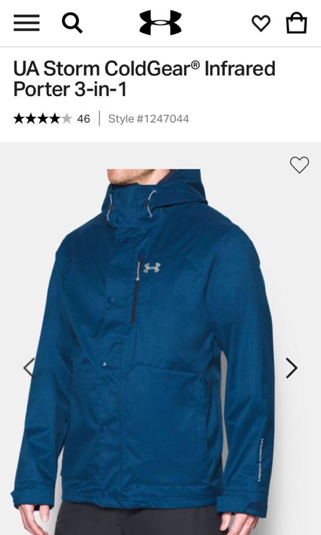 jaket underarmour Fesyen Pria Pakaian Atasan di Carousell