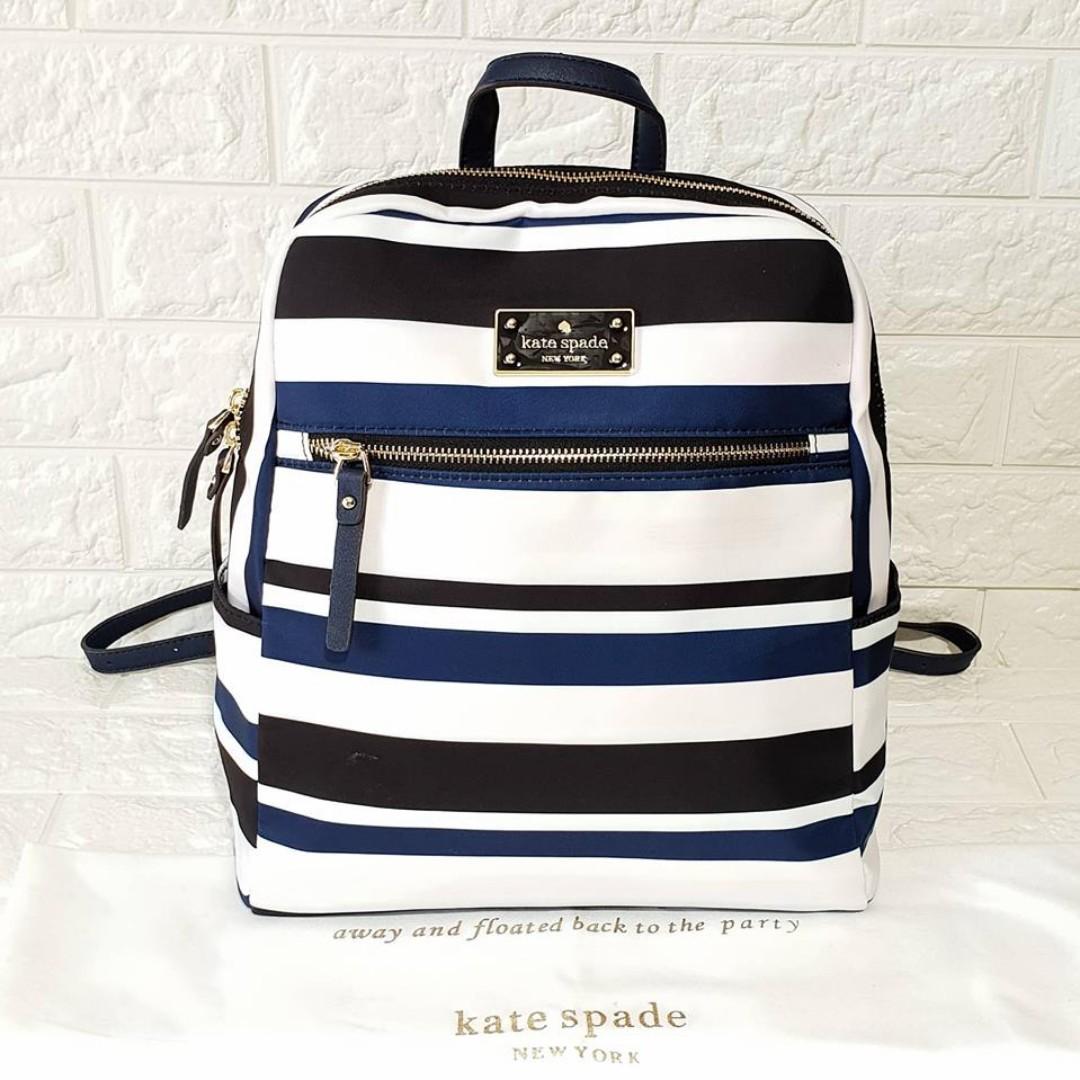 Kate spade hotsell striped backpack