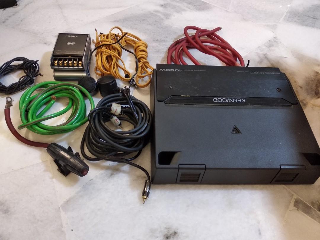 Kenwood 2 channel 1000w amplifier RM 220, Auto Accessories on Carousell