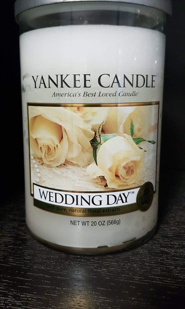 Large Yankee Candle Wedding Day Furniture Home Decor Others On Carousell