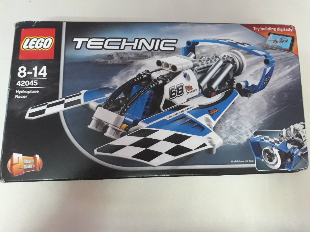 Lego Technic Hydroplane Racer 42045 Mainan Game Alat Mainan