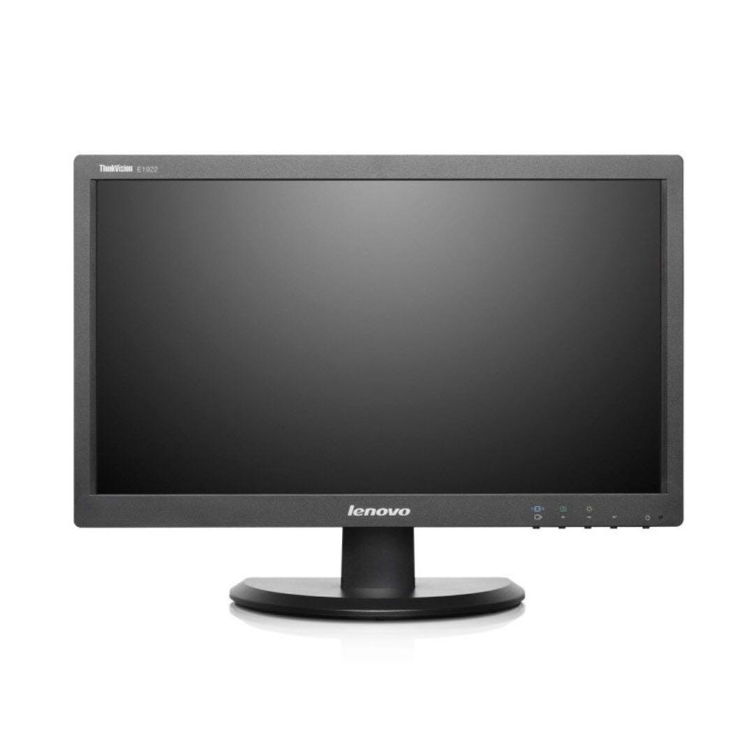 LENOVO THINKVISION E1922S 18.5" WIDE FLAT PANEL MONITOR, Computers