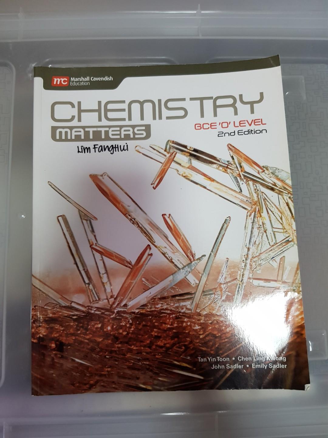 NTU Marshall Cavendish Chemistry Matters, Hobbies & Toys, Books