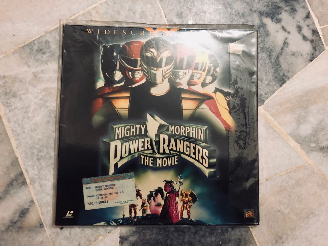 Mighty Morphin Power Rangers The Movie Dulcea Mighty Morphin Power Rangers the movie laser disc, Hobbies & Toys