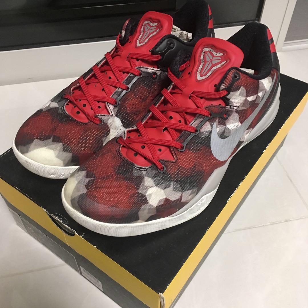 Nike kobe 8 mens red clearance