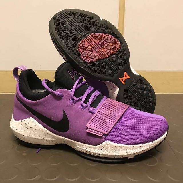 Nike PG 1 Bright Violet, Men's Fashion 