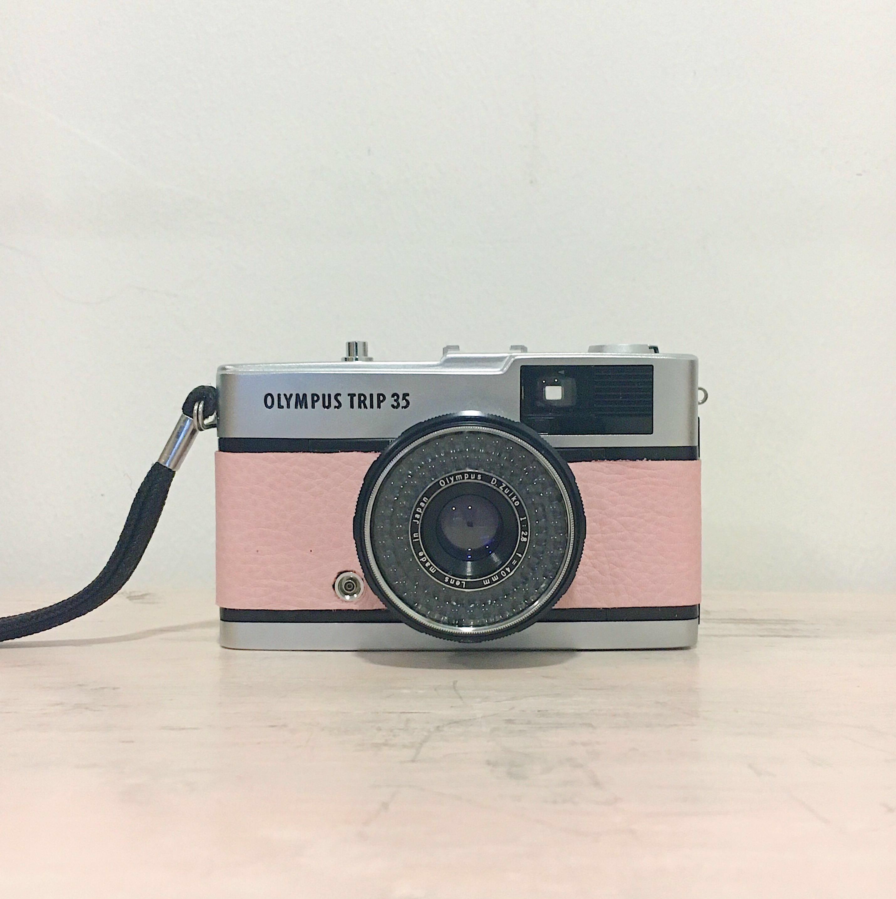 pink film camera 35mm