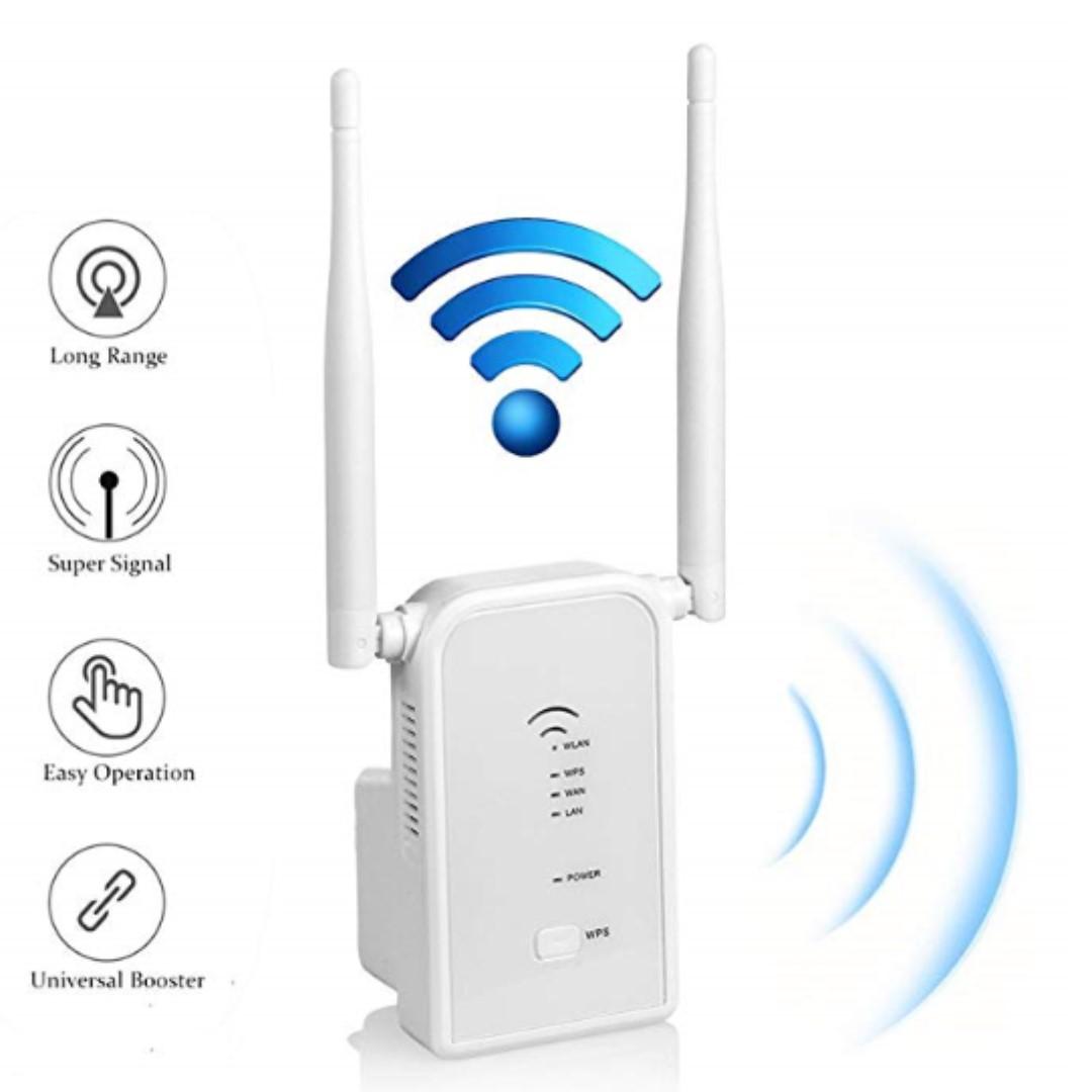 P9 Wifi Router Range Extender Booster Mini N300 Mbps With External Antennas And 2 Ethernet Port Router Repeater Access Point Mode Network Extender With Wps Uk Plug Electronics Others On Carousell