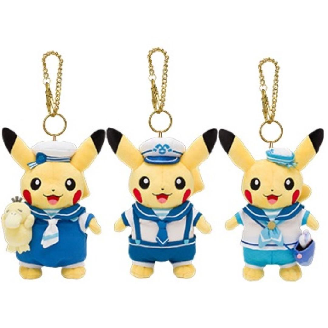 Pokemon Center Exclusive Yokohama Renewal Open Sailor Pikachu Mascot Plush Pre Order Entertainment J Pop On Carousell