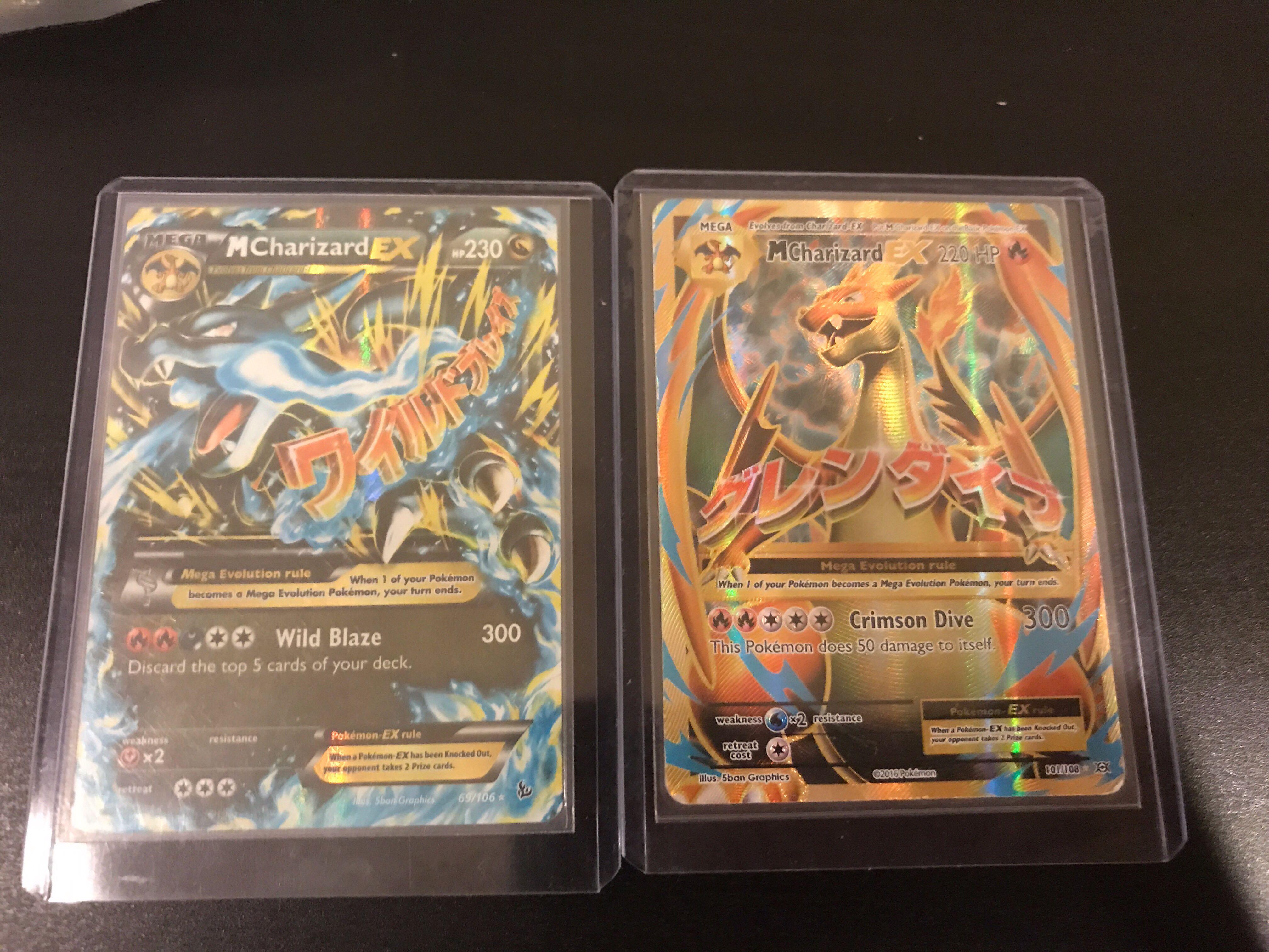 Pokemon Tcg Mega Charizard Ex Toys Games Board Games Cards On Carousell