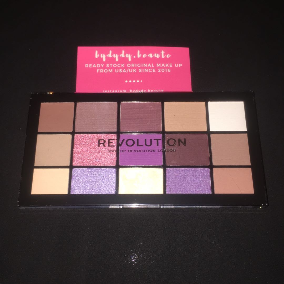 Readystock Makeup Revolution Reloaded Eyeshadow Visionary Palette