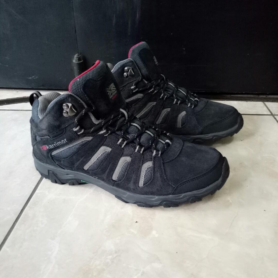 Sepatu Karrimor Mount Mid Waterproof Fesyen Pria Sepatu Sepatu Boot Di Carousell