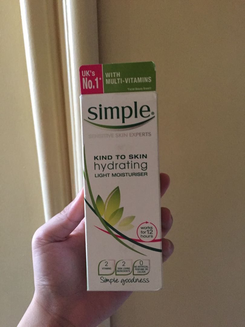 Simple Moisturizer, Beauty & Personal Care, Face, Face Care on Carousell