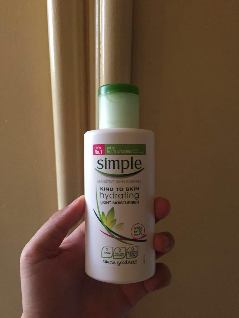 Simple Moisturizer, Beauty & Personal Care, Face, Face Care on Carousell