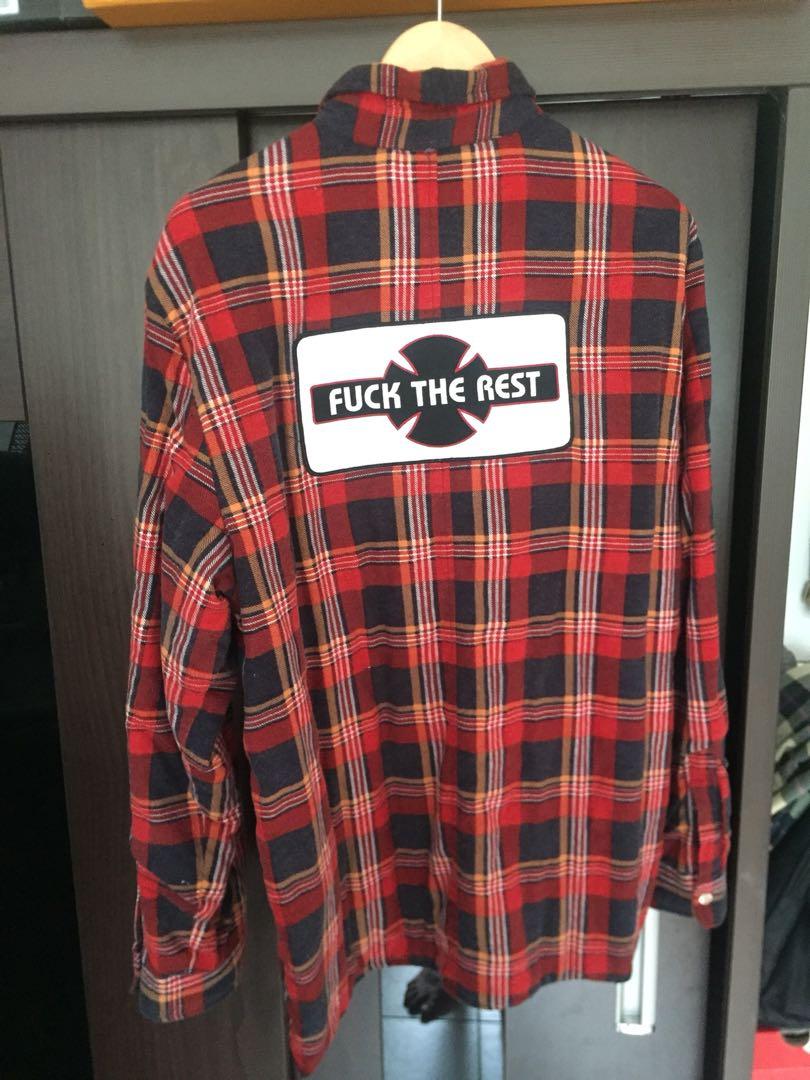 Supreme Independent Fuck The Rest Flannel