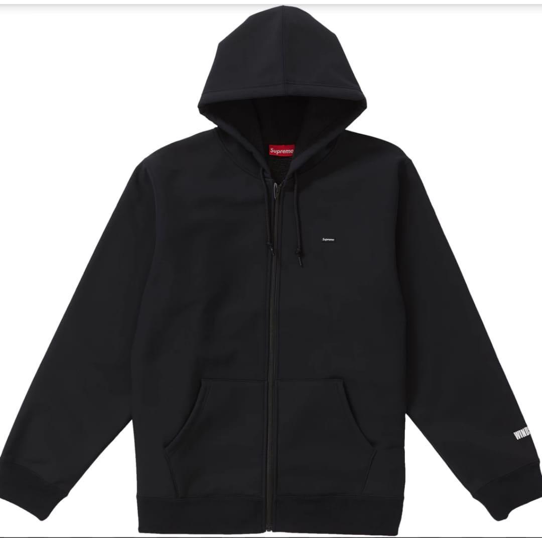 supreme windstopper zip up hooded sweatshirt
