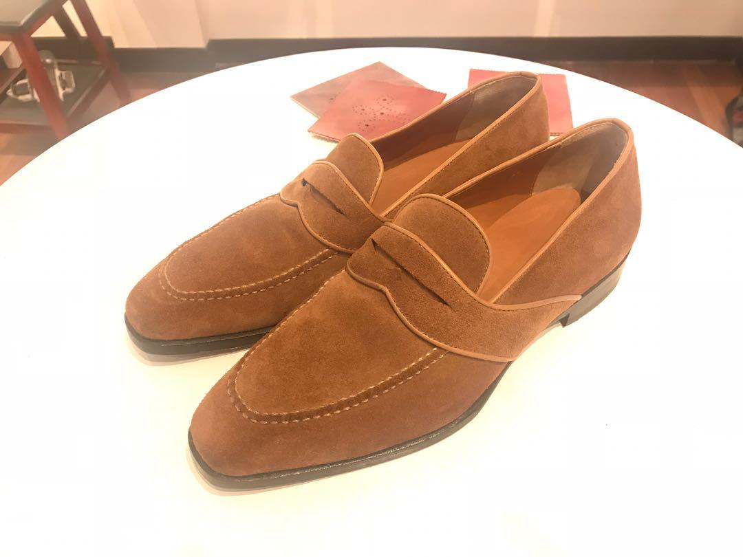 tan moccasin shoes