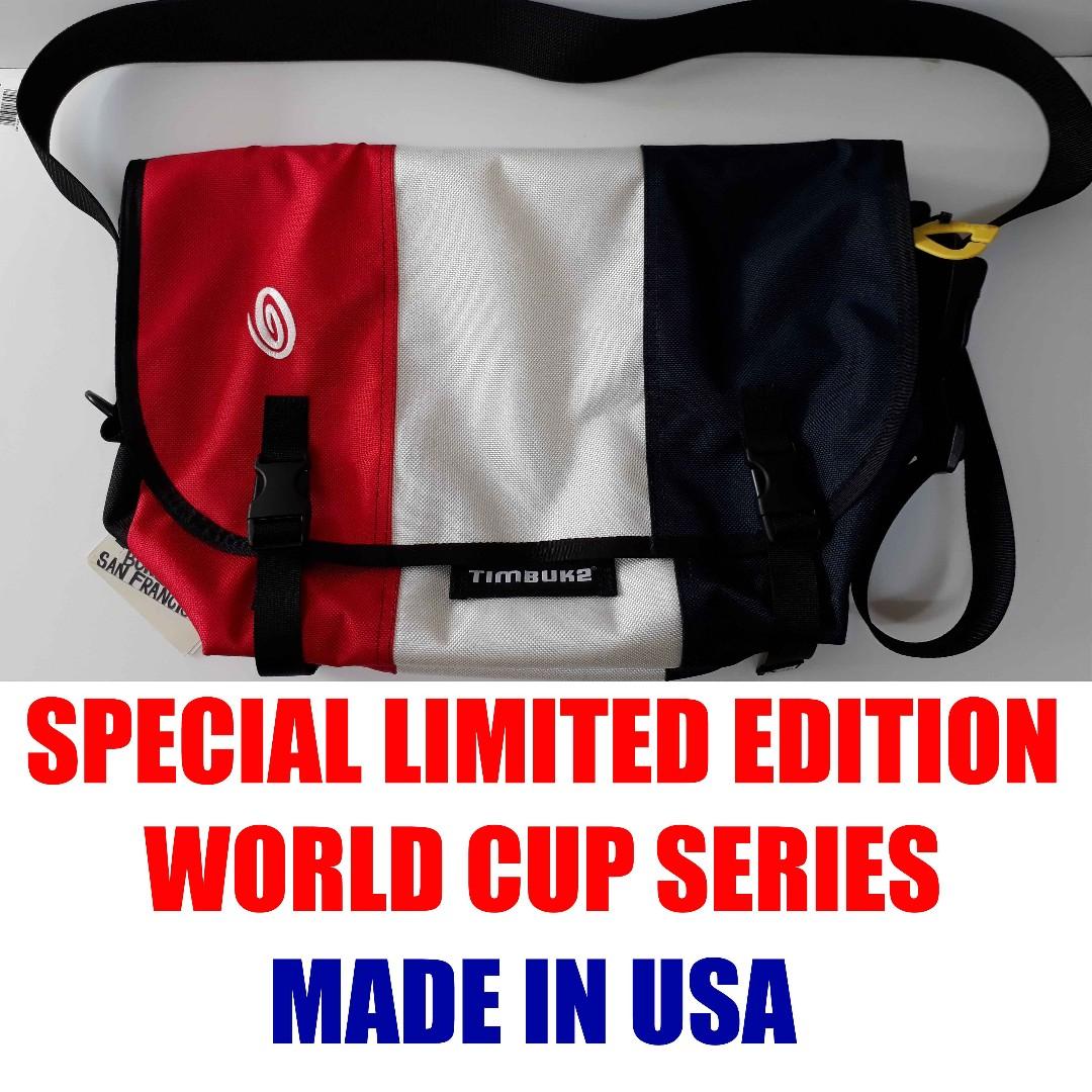 Timbuk2 Classic Messenger Bag Medium Size Red White Blue Flag Limited Special Edition Men S Fashion Bags Wallets Sling Bags On Carousell