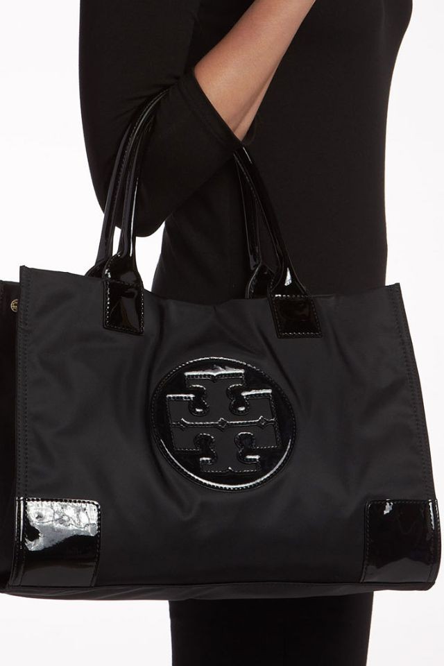 Tory Burch Ella Large Tote in Black, Women's Fashion, Bags & Wallets, Tote  Bags on Carousell