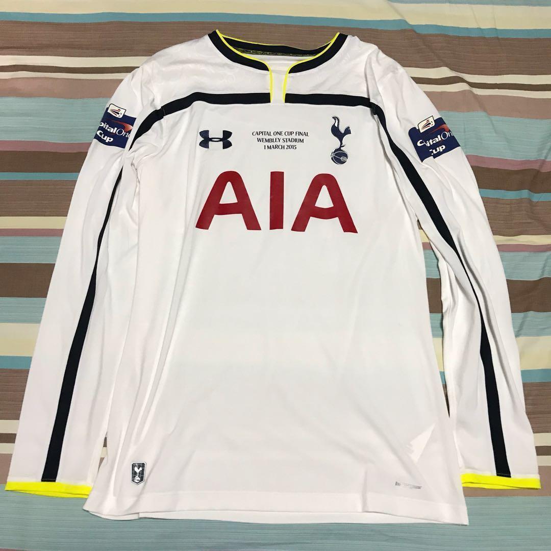 Vintage Soccer Jersey, Under Amour English Premier Tottenham Hotspur 2015-2016 3rd EPL Top GOALSCORER Harry Kane Home Shirt Authentic Under Amour Jersey Large Style #1258144
