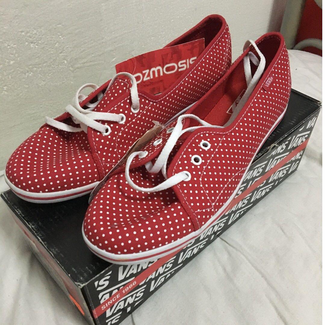 Red polka dot vans sale