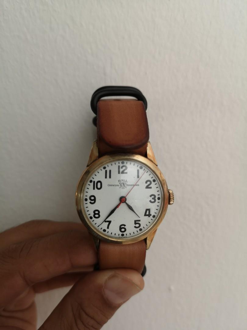 Vintage Ball Official Railroad Standard Wrist Watch