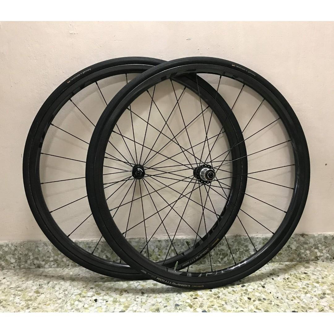 vision tc24 carbon tubular wheelset