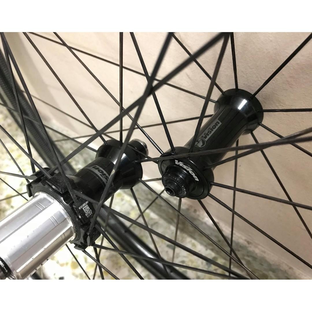 Vision TC24 carbon tubular wheelset