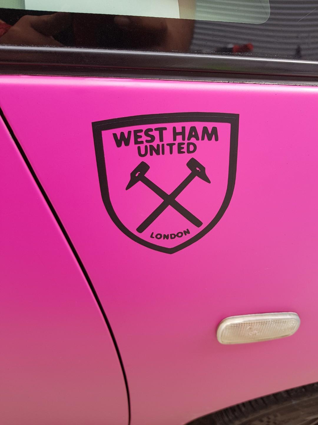 West Ham United Diecut Sticker Men S Fashion Accessories Others On Carousell