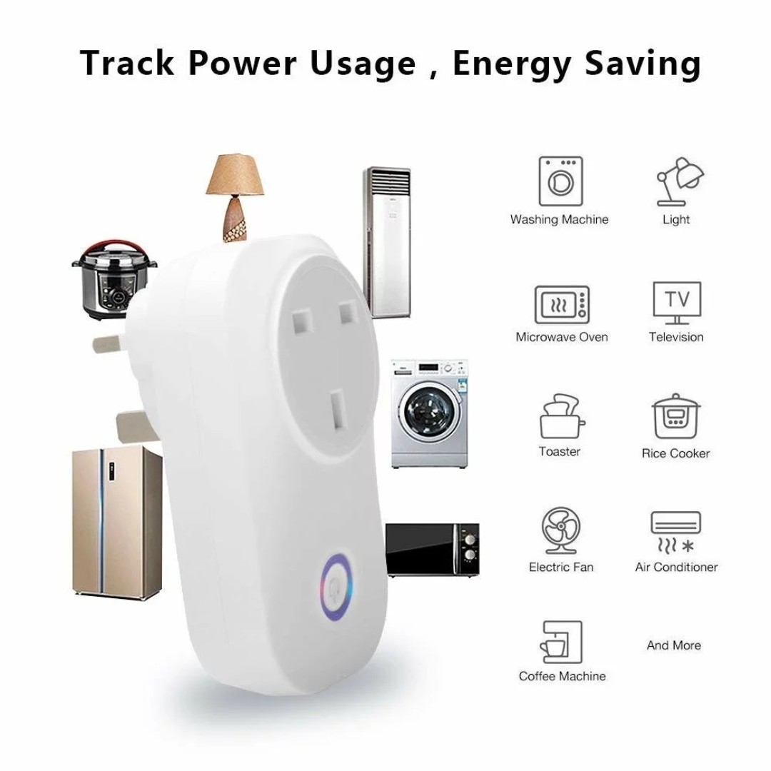 Wifi Smart Plug Works With Alexa Cotify Wireless Socket