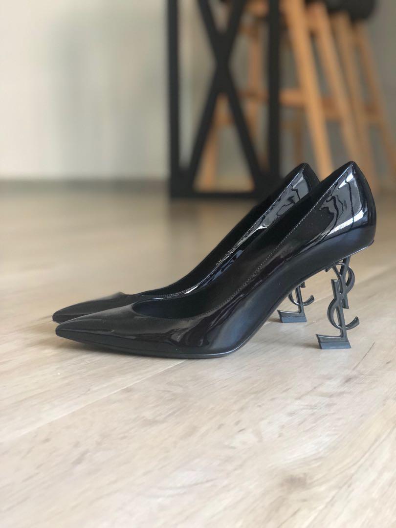 saint laurent heels black