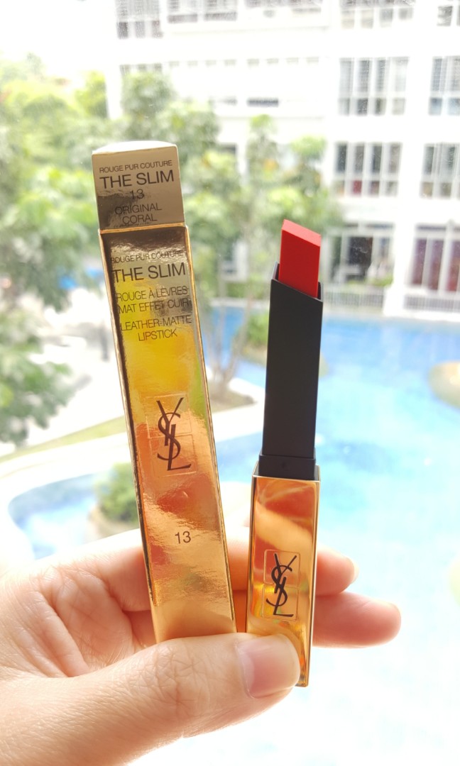 ysl slim 13 original coral