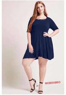 💋Pocketed Plus Size Tee Shirt Dress 💫Cotton type cloth  💫Braided neckline  💫2 side pockets  💫Free size fits up to XXL or semi XXXL 💫3 colors  💫Nice quality