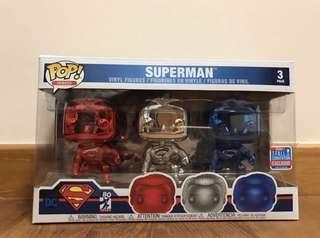 Superman chrome funko pop