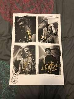 SIGNED 5 Seconds of Summer Poster