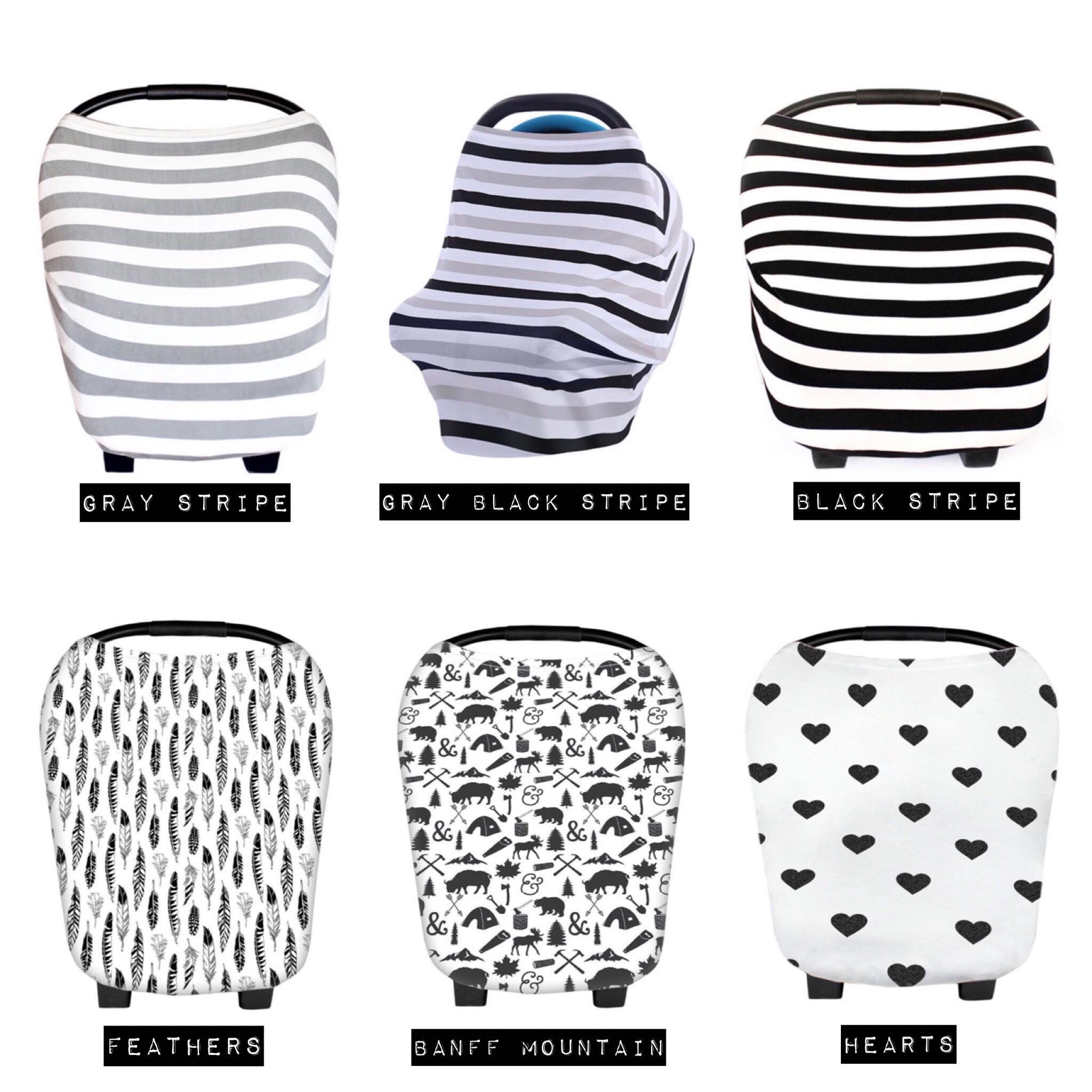 360 Multi Purpose Tfeeding Full Nursing Cover Shawl Car Seat Top