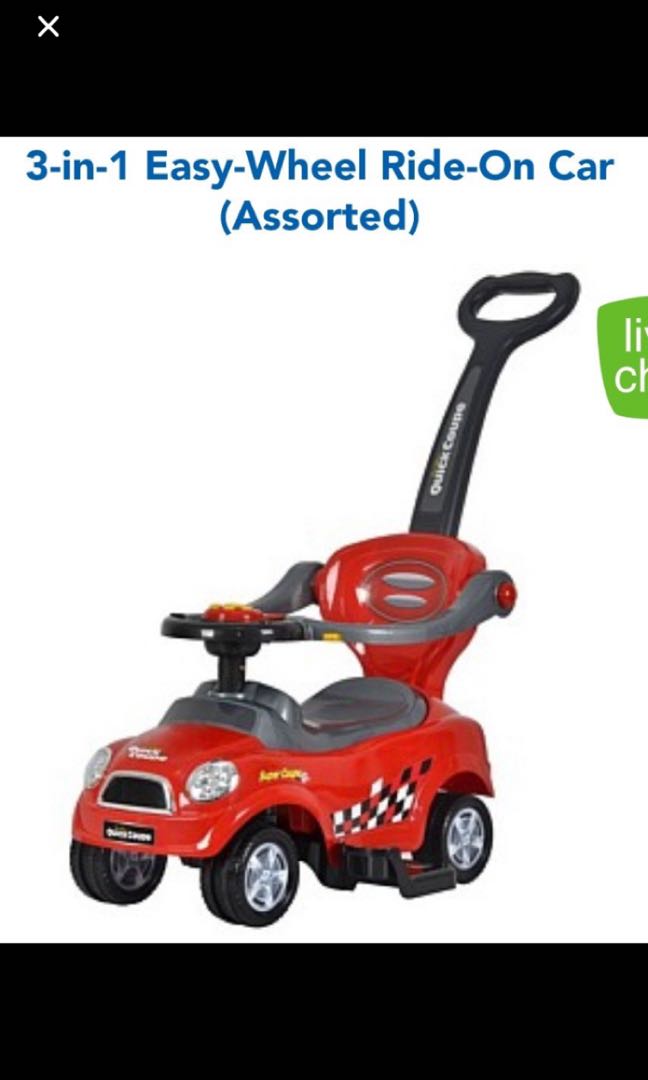3in1 Easy Wheel Quick Coupe Ride On Car, Babies & Kids, Infant