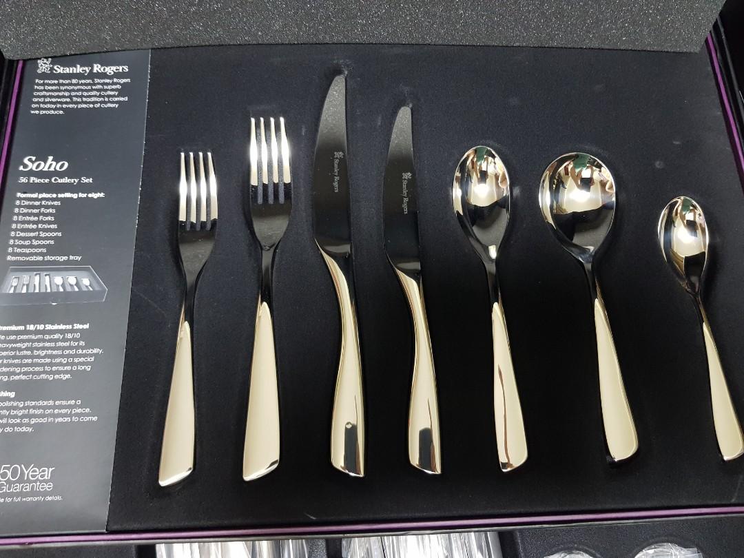 56 Pcs Stanley Rogers Soho Kitchen Cutlery Home Appliances Kitchenware On Carousell