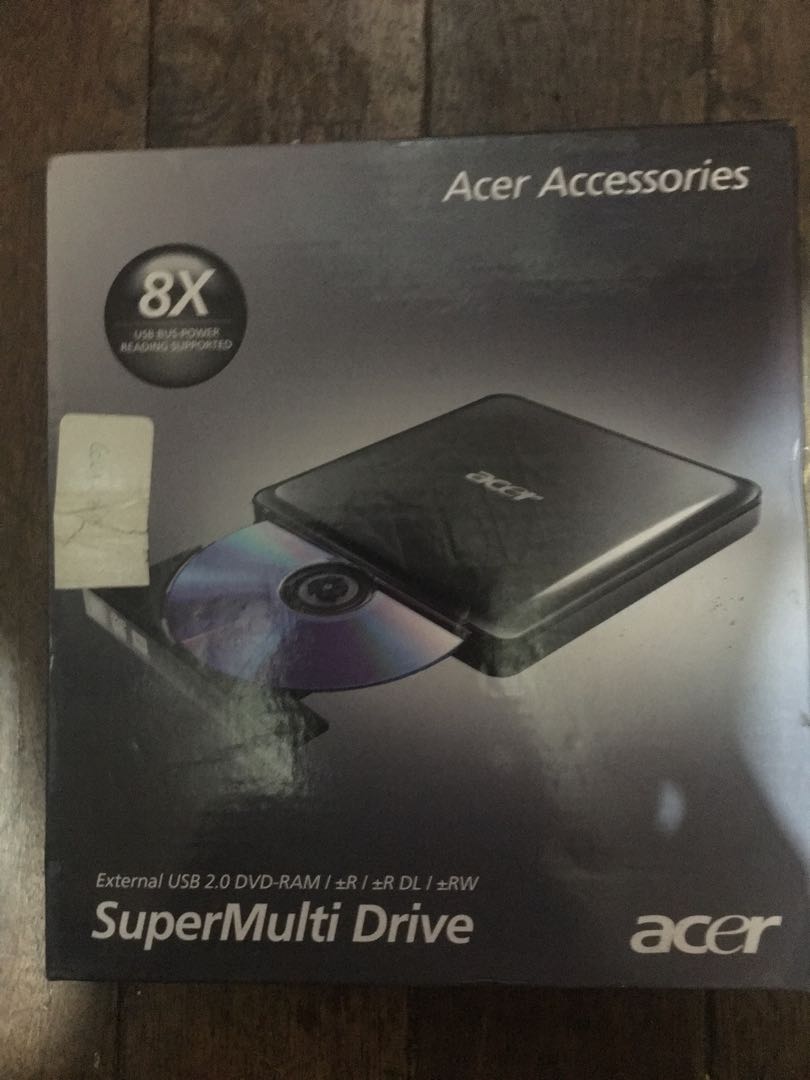 Acer 8x Slim External USB CD/DVD Writer, Computers & Tech, Parts ...