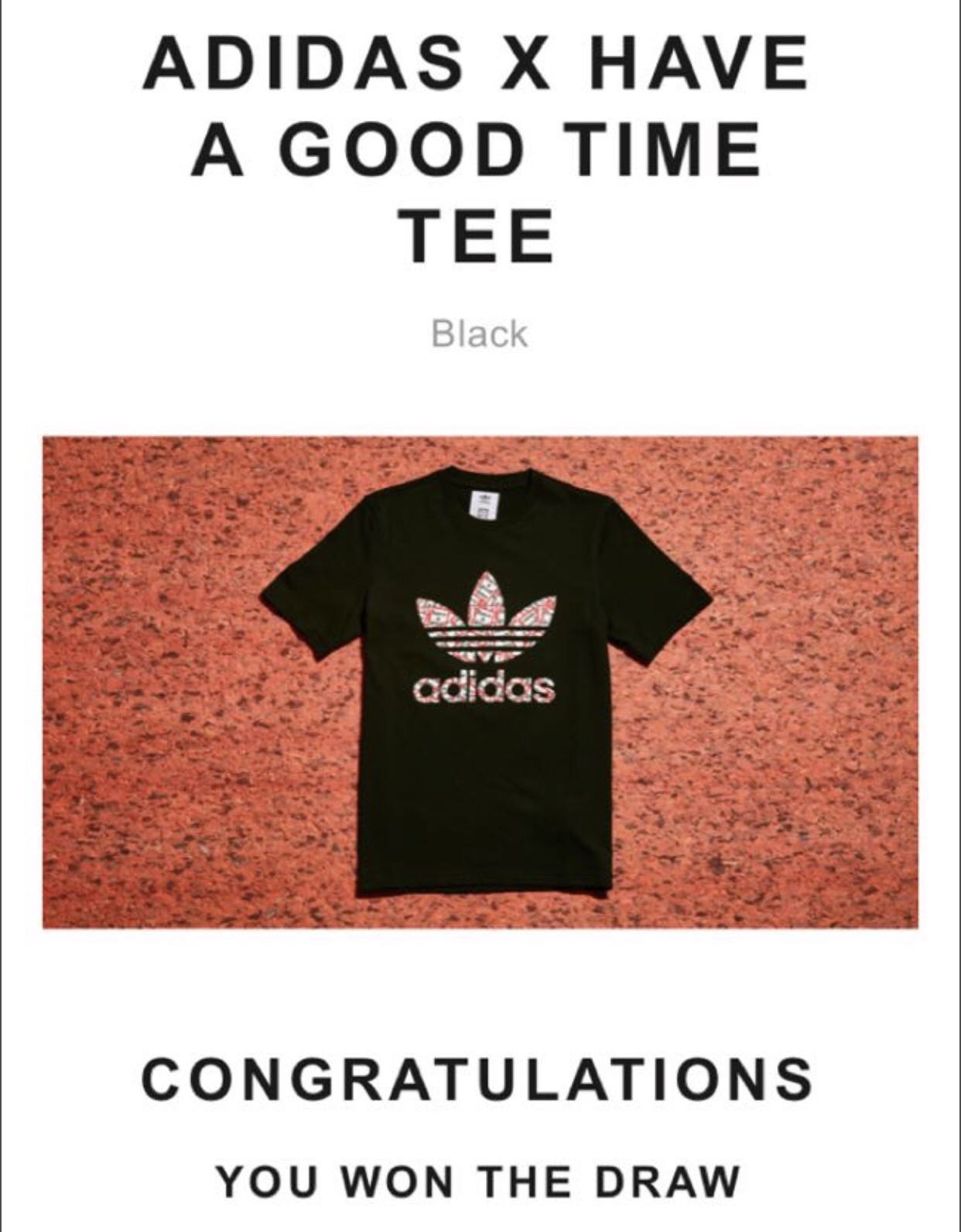 Adidas X Have a good time tee Men s Fashion Tops Sets Tshirts