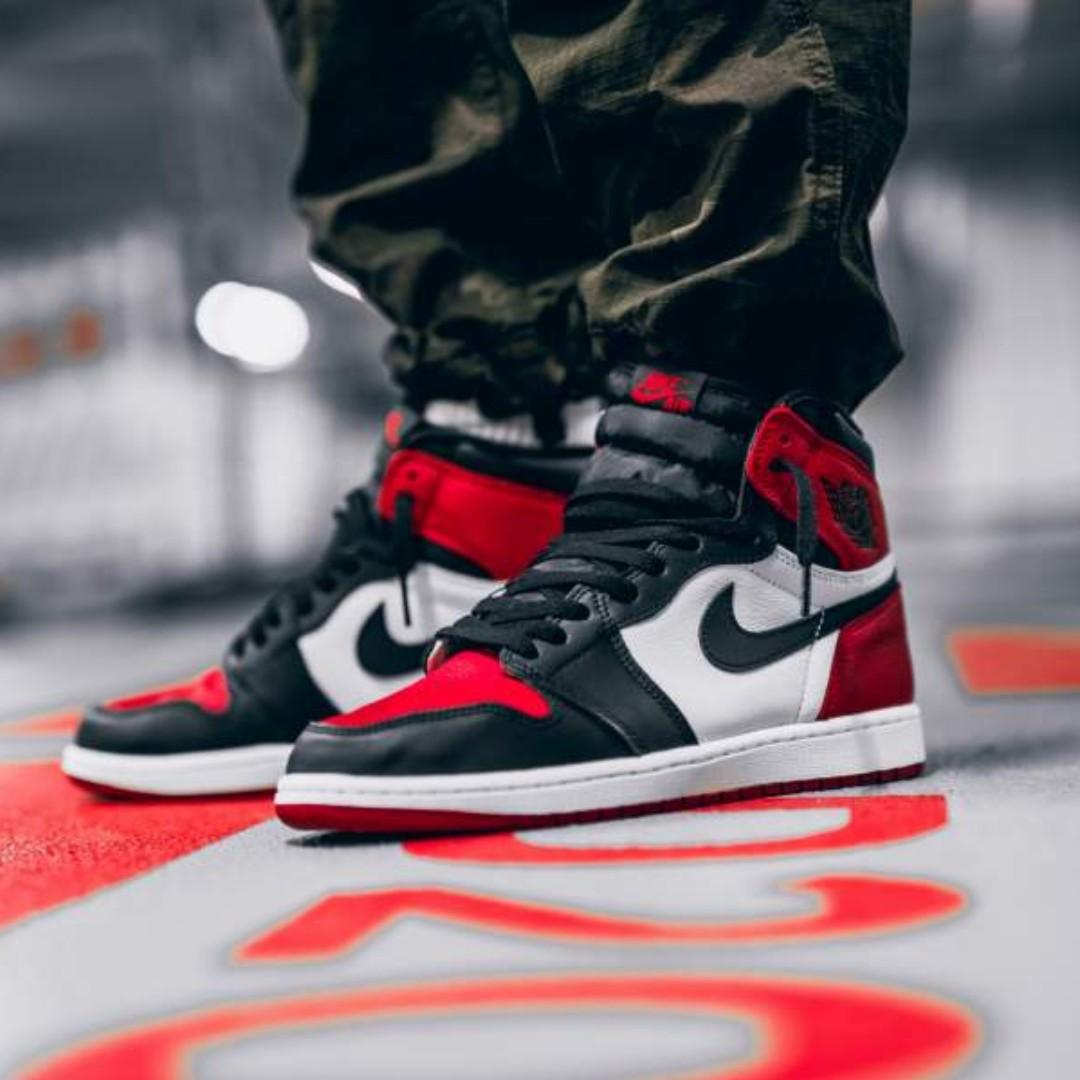 nike jordan 1 retro high bred toe
